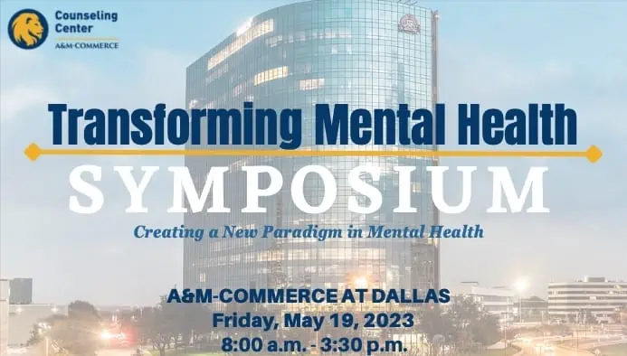Transforming Mental Health Symposium flyer